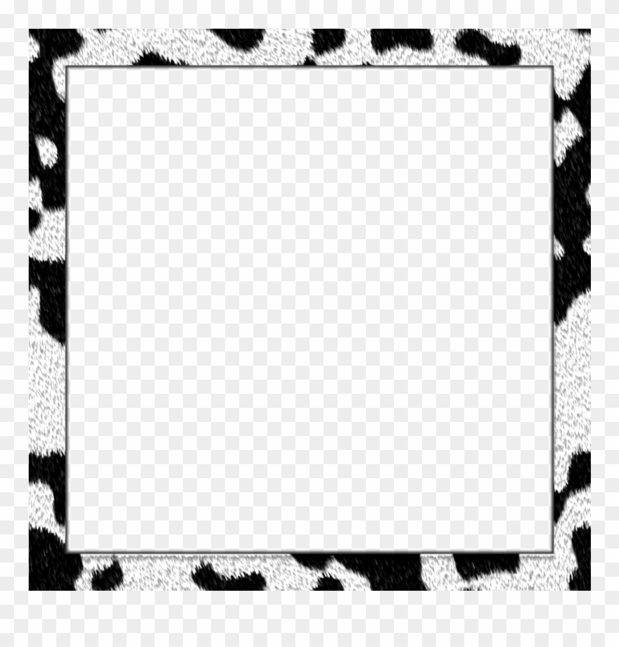 #freetoedit #frame #dalmation #cow - Picture Frame Clipart