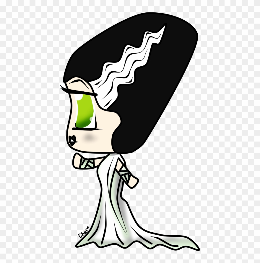 The Bride Of Frankenstein - Illustration Clipart