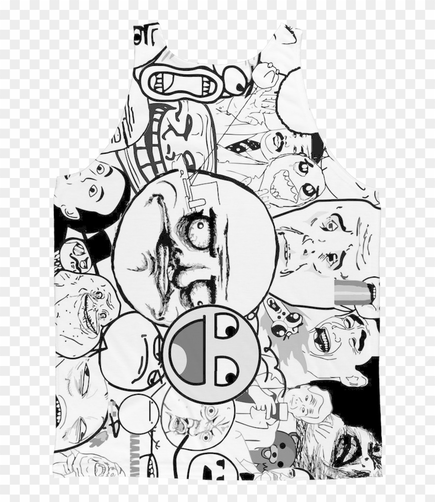 👕 Meme Tank Top - Doodle Clipart