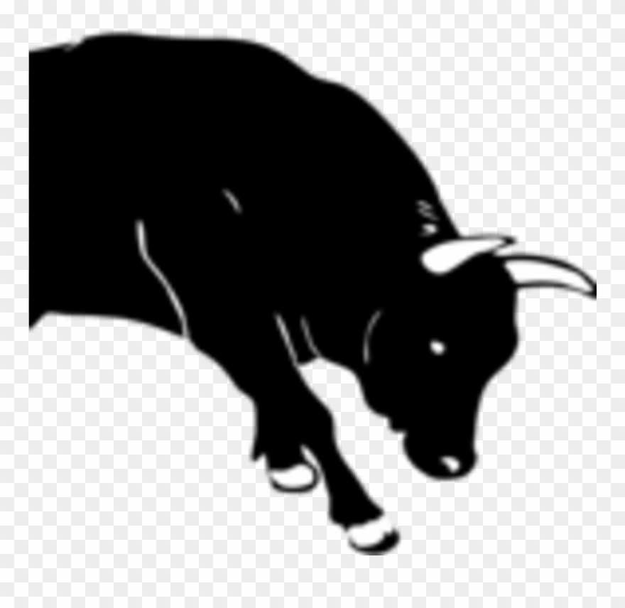 Bull Silhouette Transparent Background Clipart