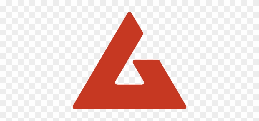 White Umbrella Clipart - Brand With Triangle Logo - Png Download