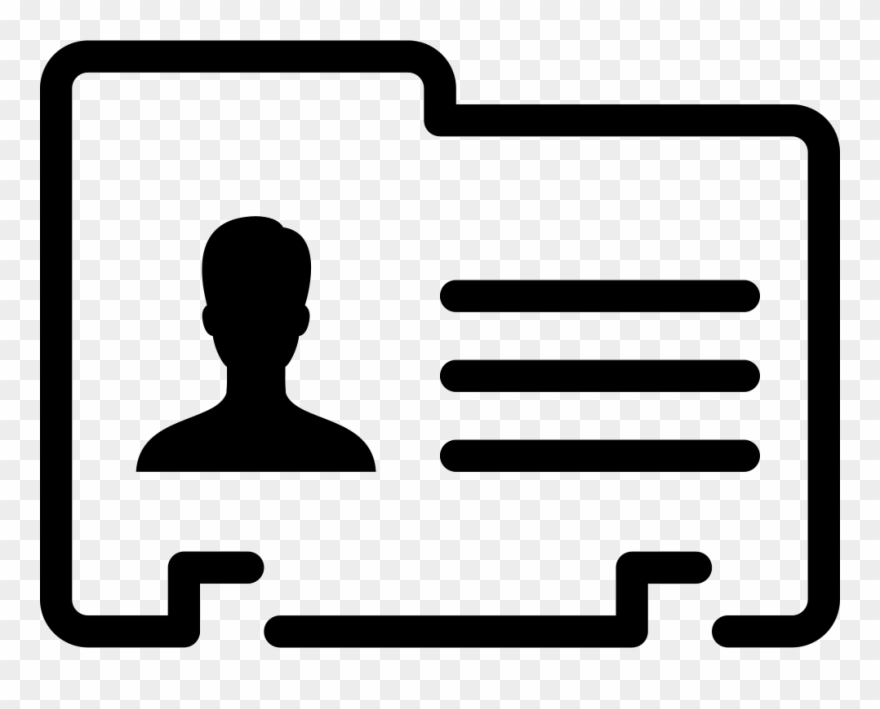 Cue Clip Png - Contact Card Icon Transparent Png