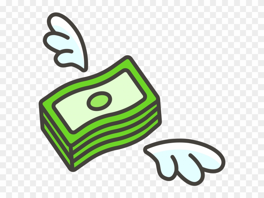 Money With Wings Emoji - Transparent Money Emoji Clipart