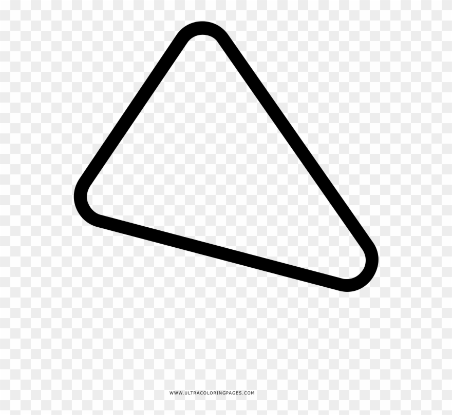 Triangle Coloring Page - Triangle Clipart