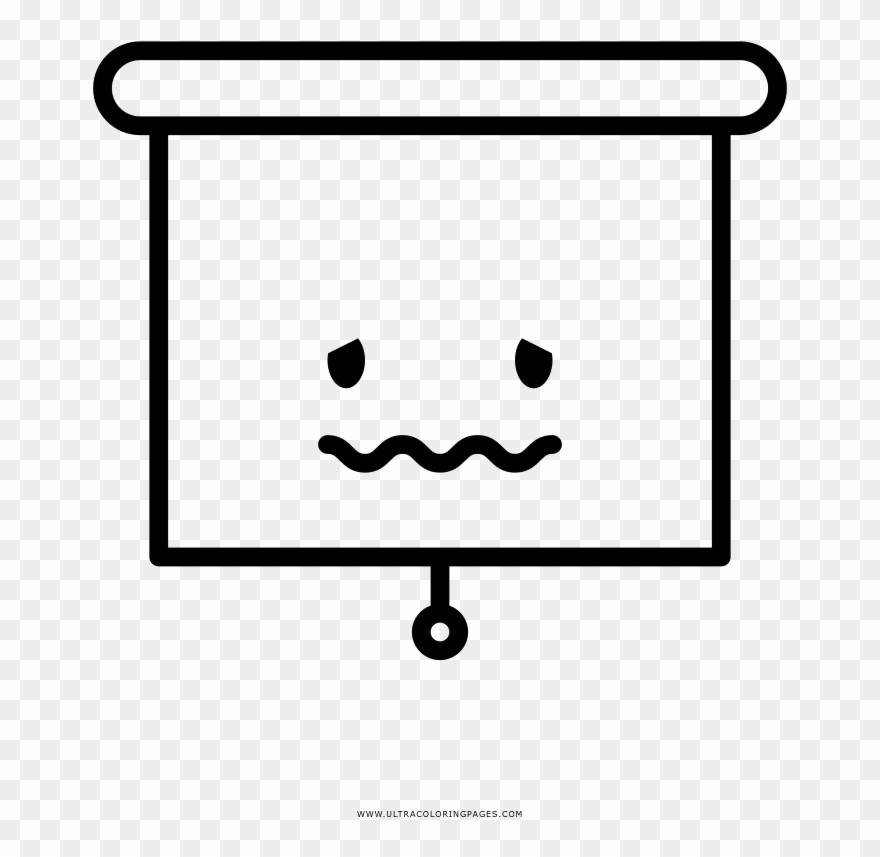 Sick Coloring Page - Eye Chart Icon Clipart