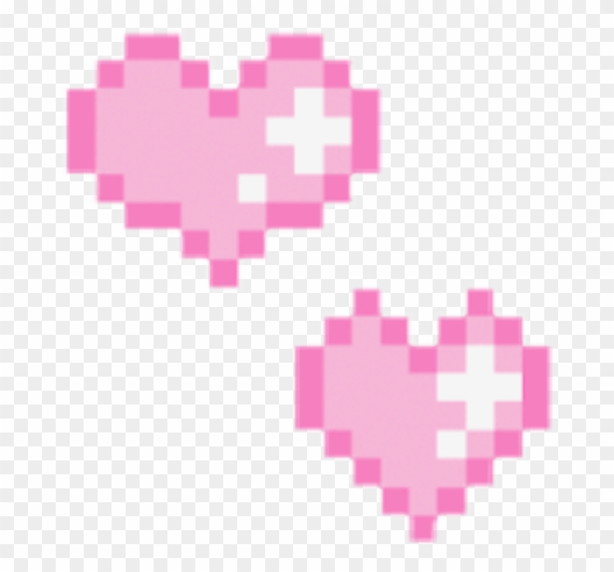 Aesthetic Heart Png - Kawaii Heart Pixel Png Clipart