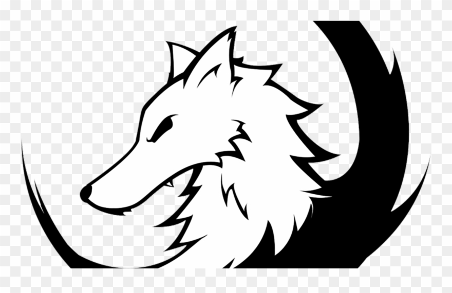 Alpha Wolf Logo Clipart