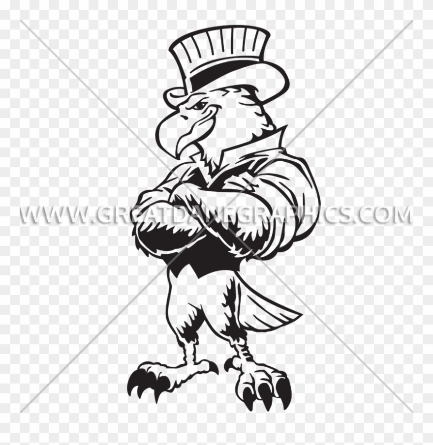 Proud Clipart Black And White - Sketch How To Draw Uncle Sam - Png Download