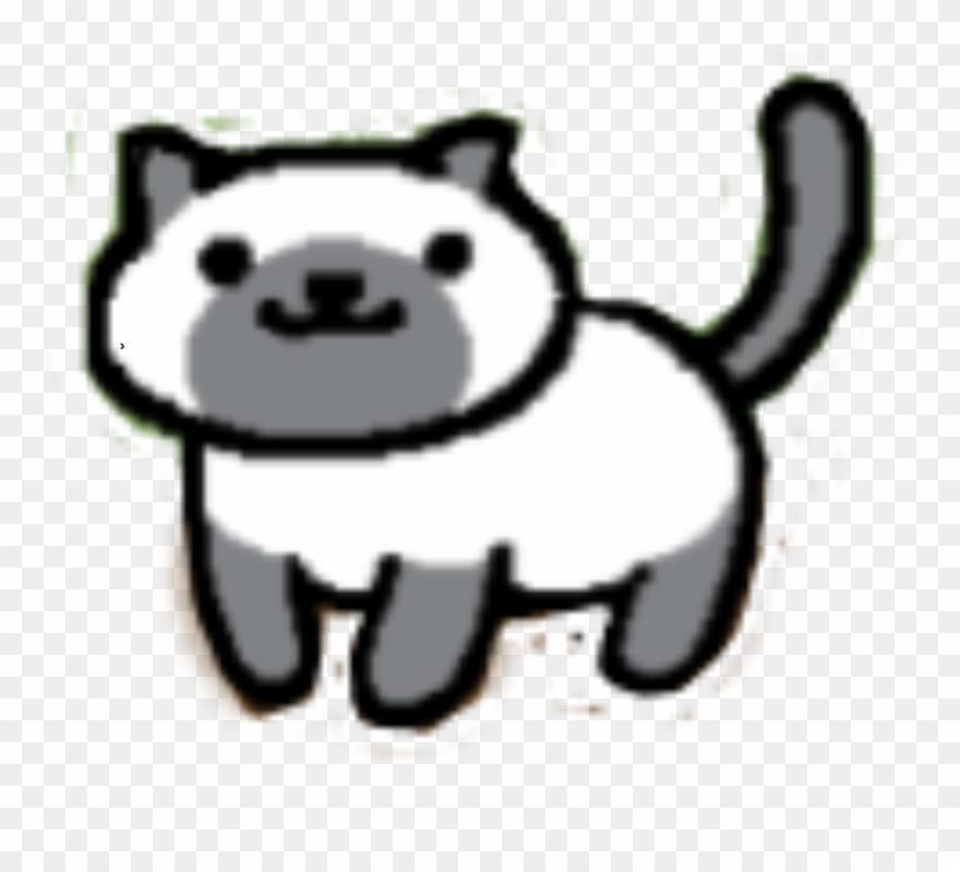 Neko Atsume Marshmallow Cat Kitty Game Freetoedit - Cartoon Clipart