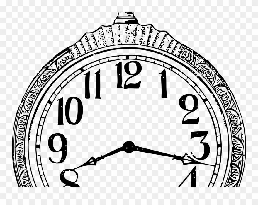 Pocket Watch Drawing Easy Clipart