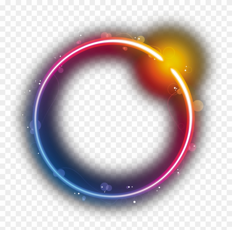 Logo Circle Star Eclipse Rainbow Png Free Photo - Transparent Rainbow Circle Png
