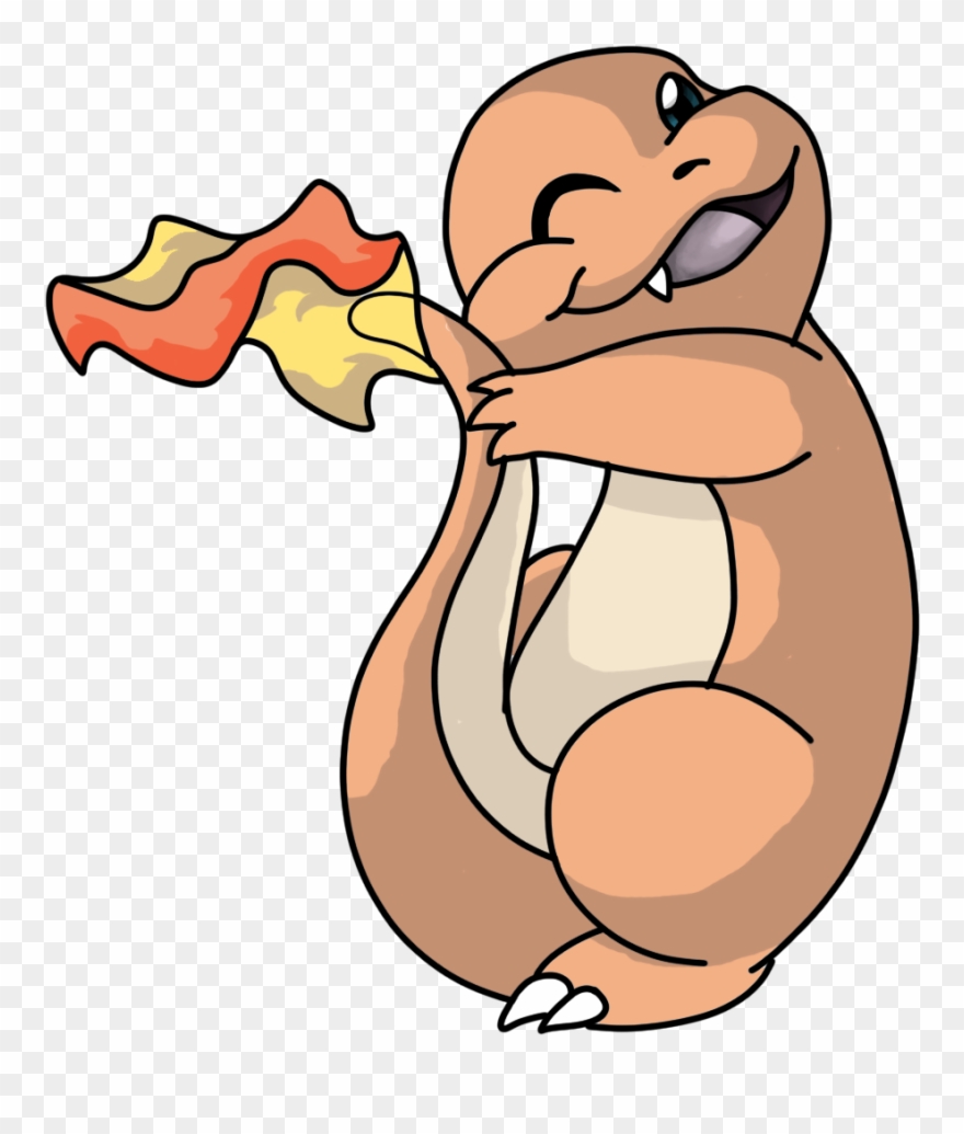 Charmander - Cartoon Clipart