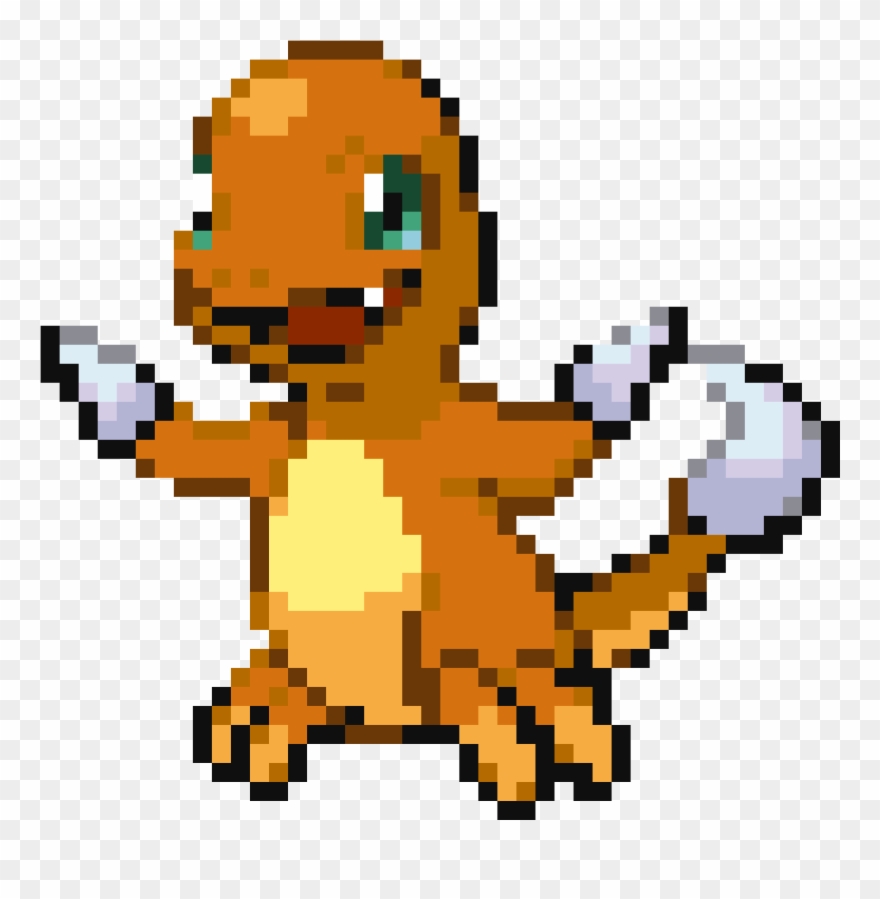 Imageas Requested, Here's A Bug, Poison Type Charmander - Stock Illustration Clipart