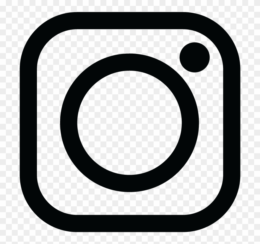 Instagram Logo Black - Circle Clipart