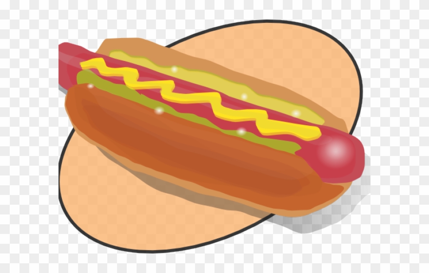 Potato Chips Clipart Hot Dog - Hot Dog Clip Art - Png Download