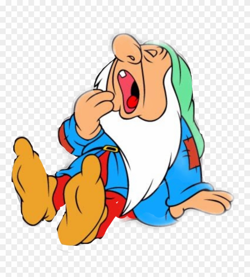 #sevendwarfs #disney #sleepy #snowwhite #classic #freetoedit - Sleepy Seven Dwarfs Clipart