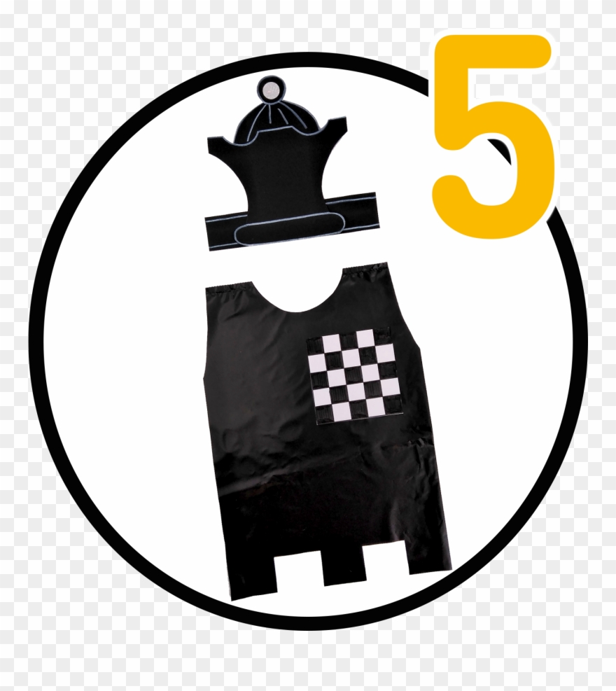 ¡ya Tenemos La Primera Pieza Del Disfraz De Ajedrez, Clipart