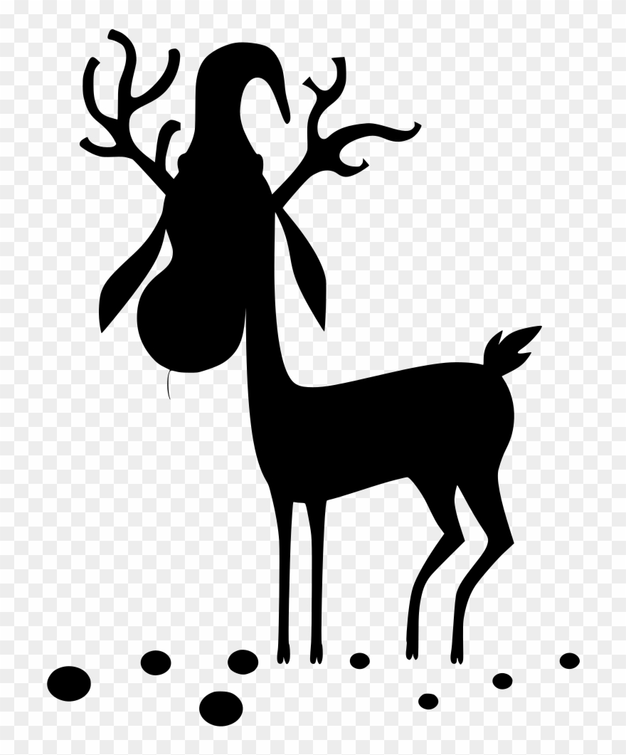 Christmas Deer Png , Png Download - Reindeer With No Background Clipart