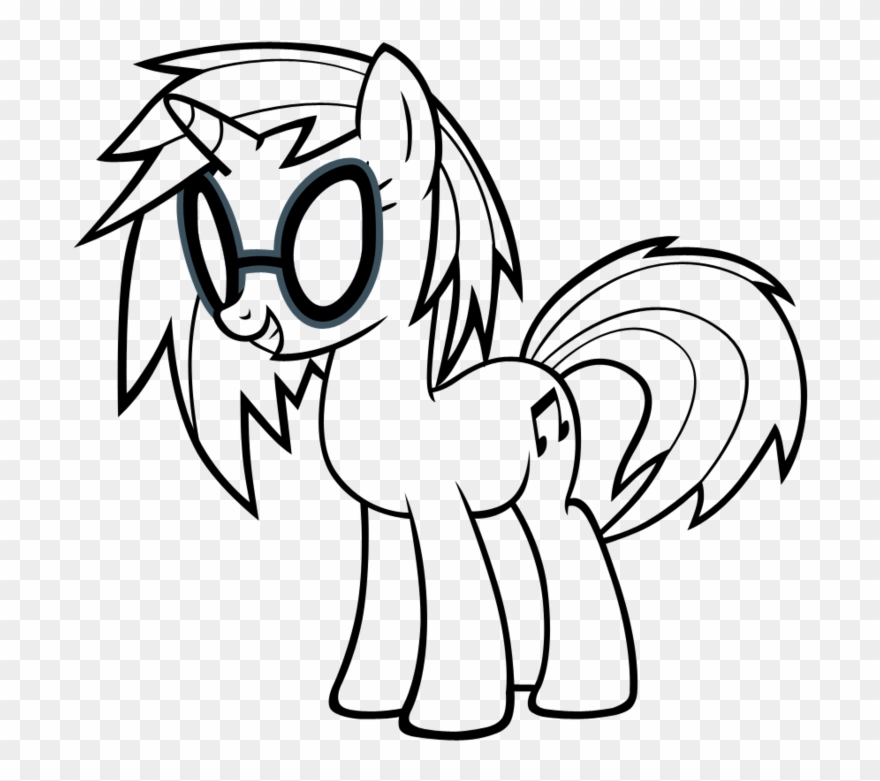 My Little Pony Lyra Coloring Pages With Derpy Clipart