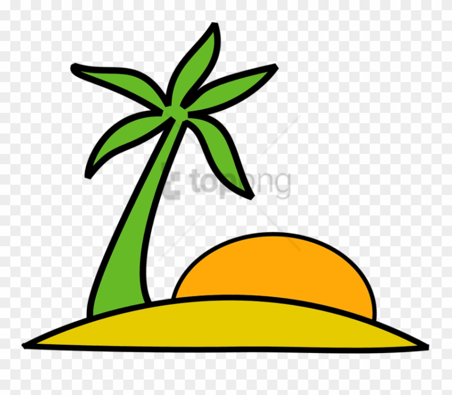 Island Clip Art - Png Download