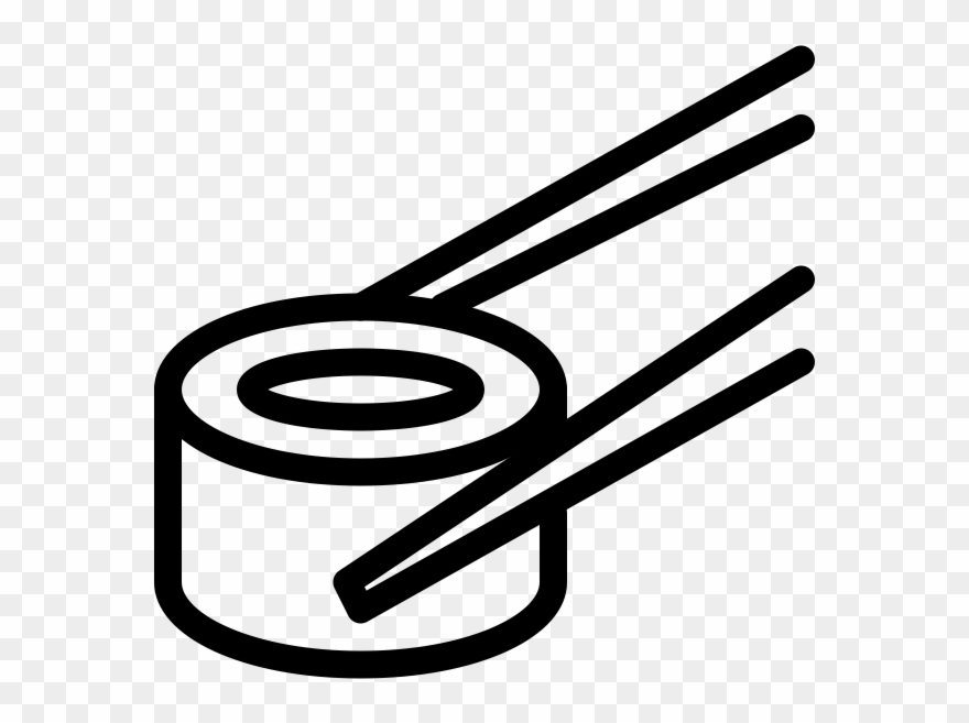 Sushi Rubber Stamp Clipart