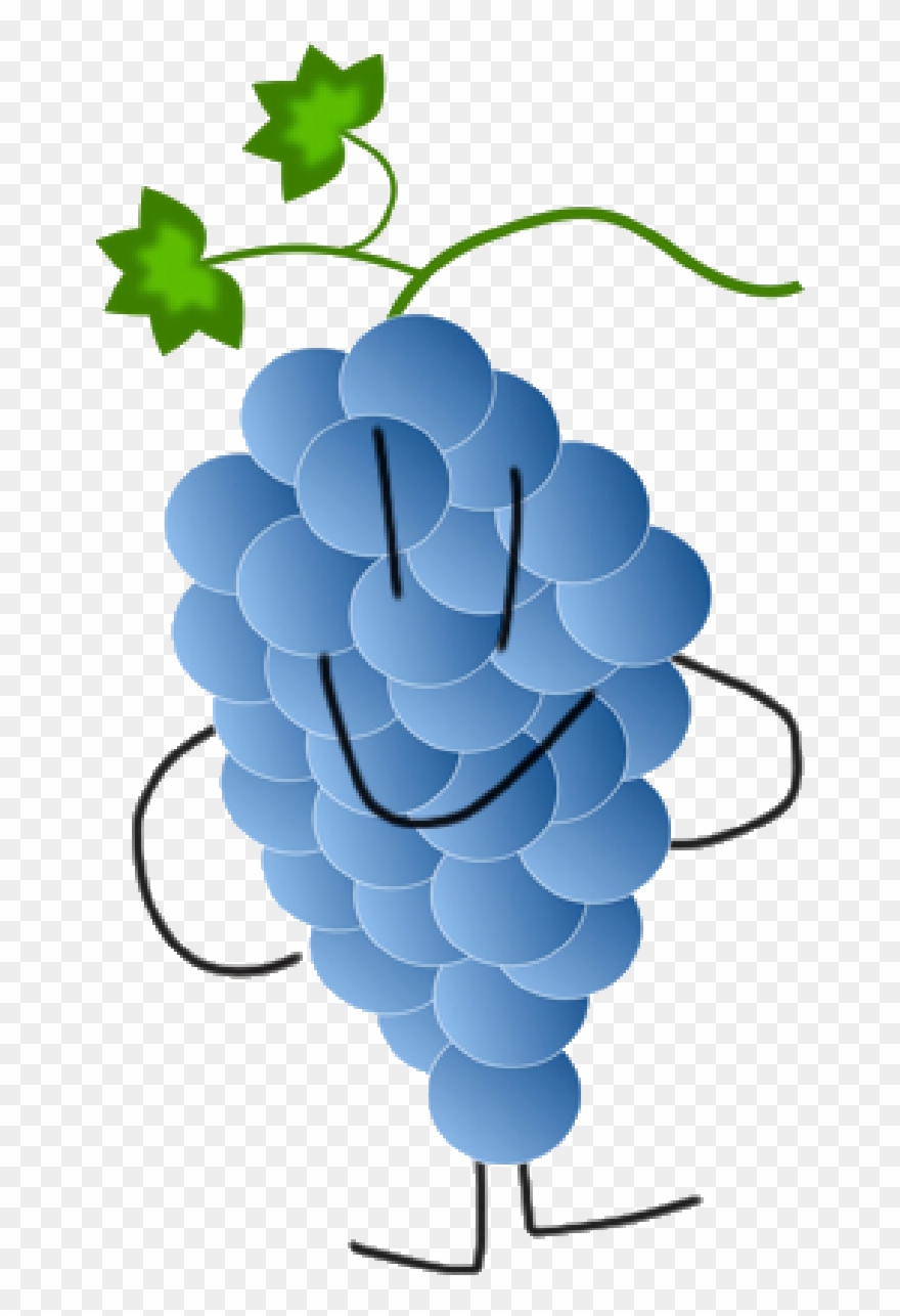 Big Blue Raspberry - Red Grapes Clipart - Png Download