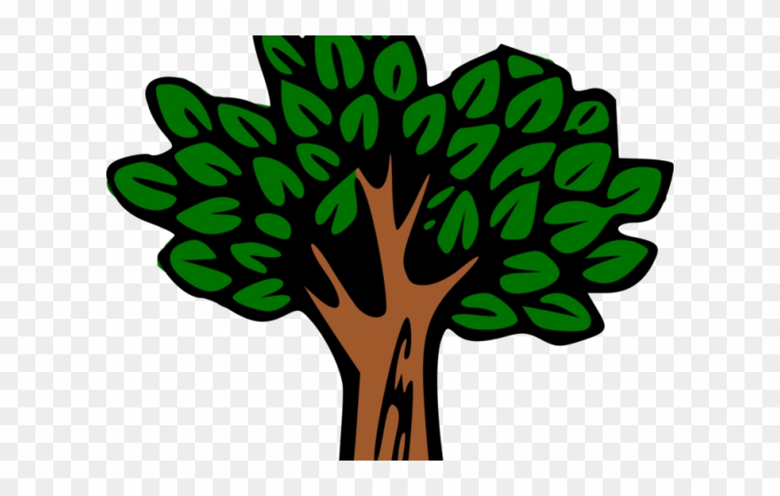 Rainforest Clipart Broken Tree - Tree Clip Art Forest - Png Download