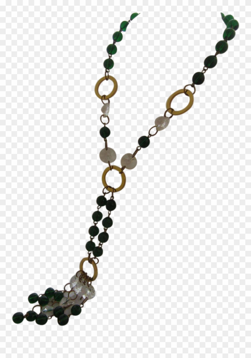 Gorgeous Green Poured Glass Bead Faceted Crystals - Bead Clipart