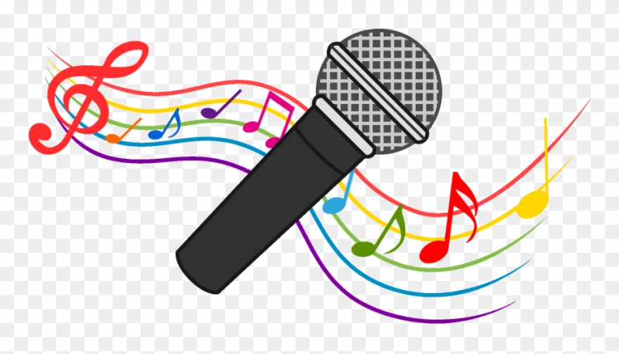 Microphone And Music Note Waving Clipart Download Picture｜illustoon - Note De Musique Clipart - Png Download