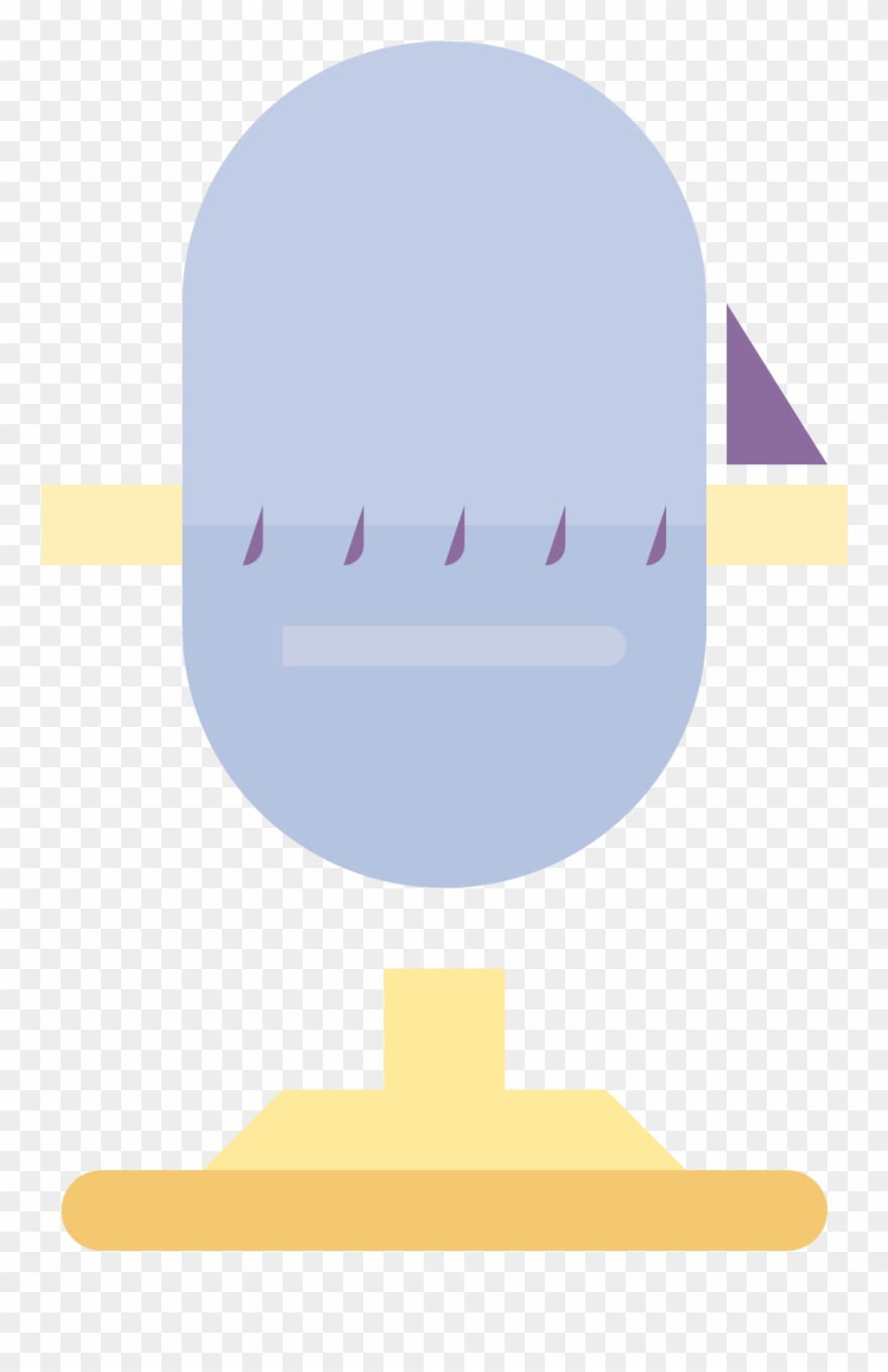 Microphone Icon - Graphic Design Clipart