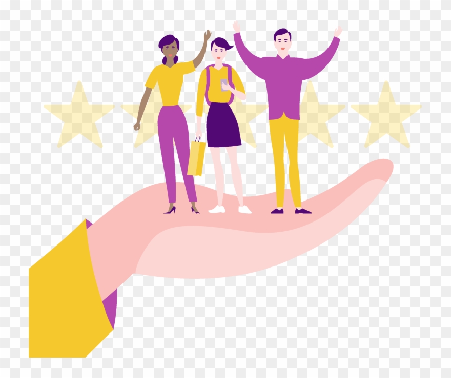 Deliver An Outstanding Customer Experience - Illustration Clipart