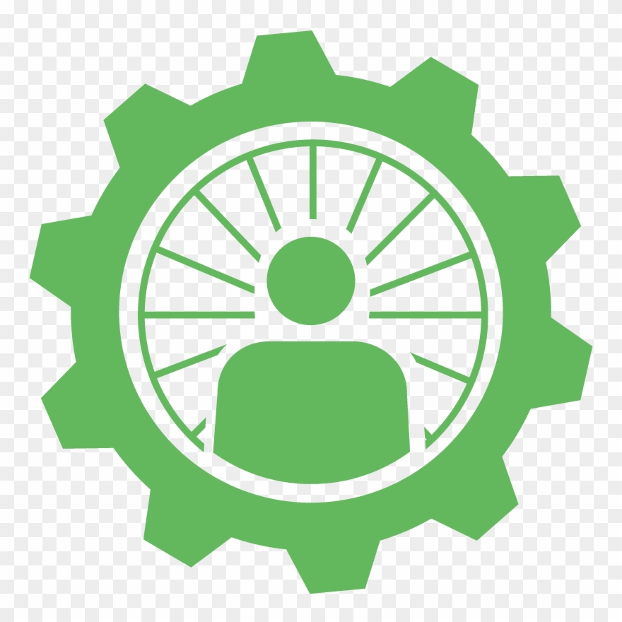 Mobility Icon Green - Circle Divided Into 16 Parts Clipart