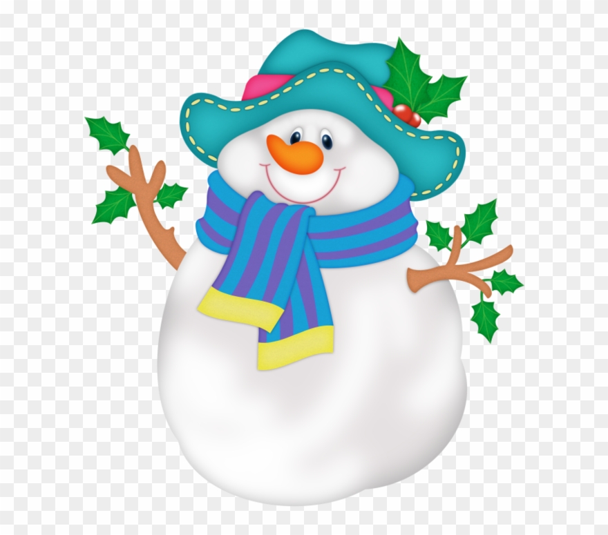 Snowman - Small Clip Art Christmas - Png Download