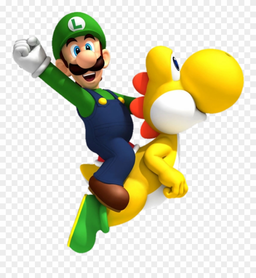 Mario Luigi Png - New Super Mario Bros Wii Luigi Clipart