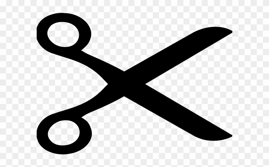 Tear Clipart Black And White - Scissors Clipart Png Transparent Png