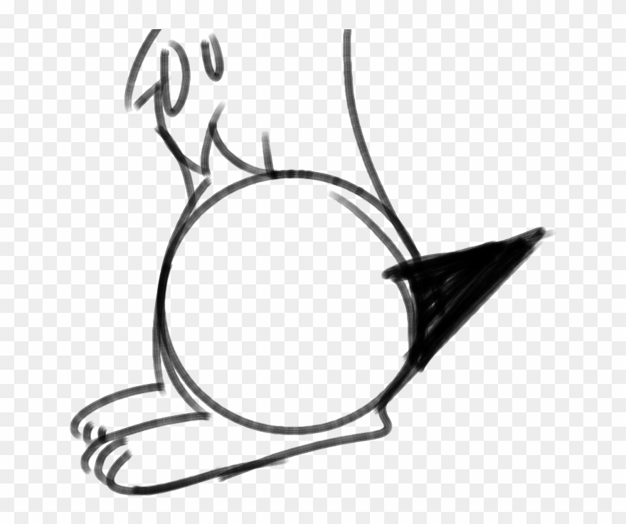 Bee Tail Lol - Sketch Clipart