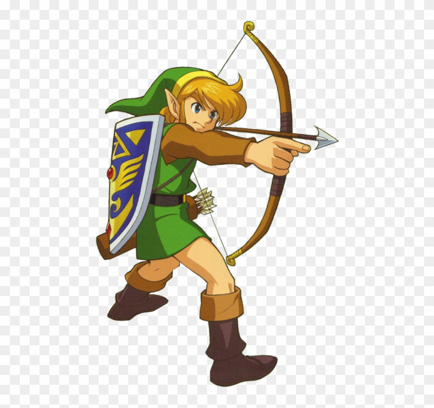 The Legend Of Zelda - Zelda Link To The Past Link Clipart