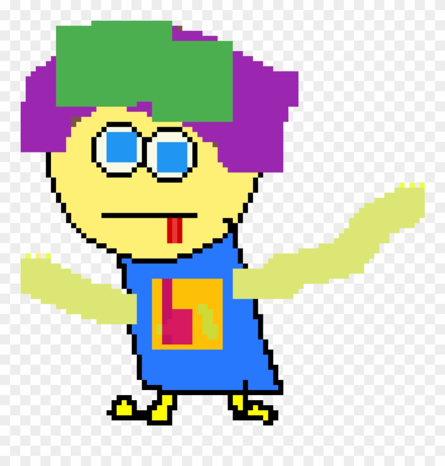 Banana With A Purple Hair - Cartoon Clipart