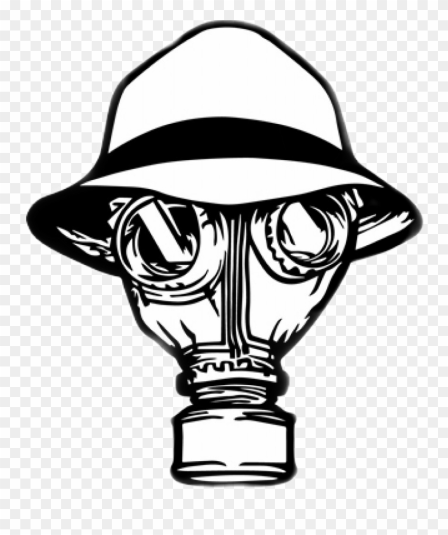 Psycho Sticker - Psycho Realm Gas Mask Logo Clipart