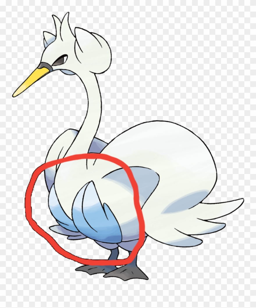 430 Kb Png - Pokemon Swanna Clipart