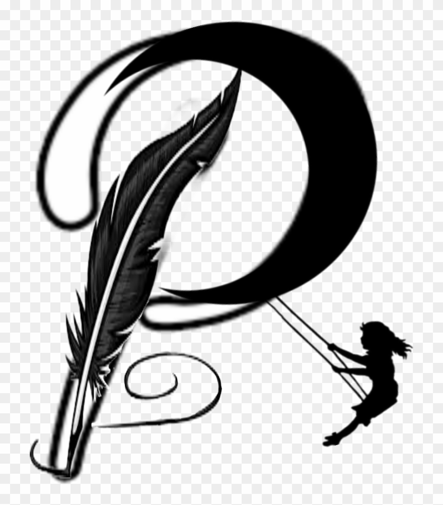 #letters #p #pen - Calligraphy Clipart