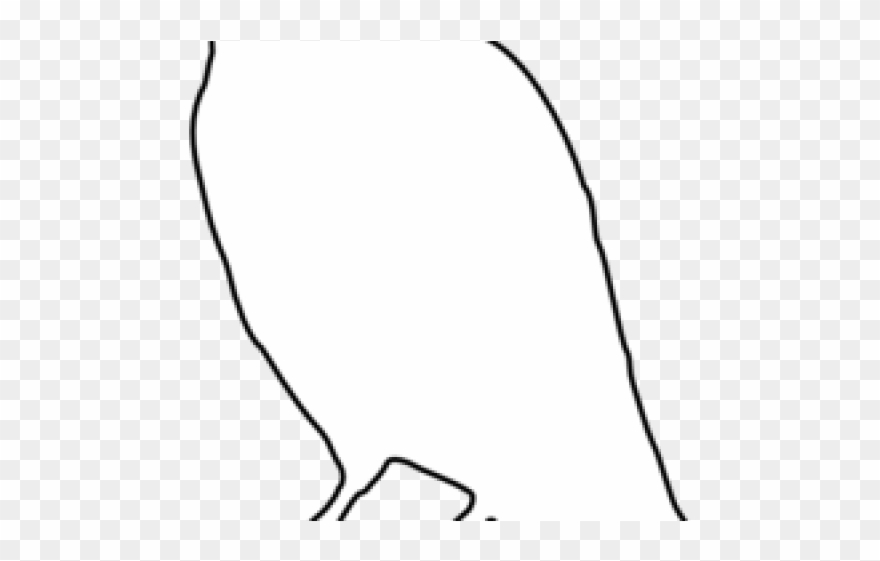 Raven Clipart Raven Outline - Silhouette - Png Download