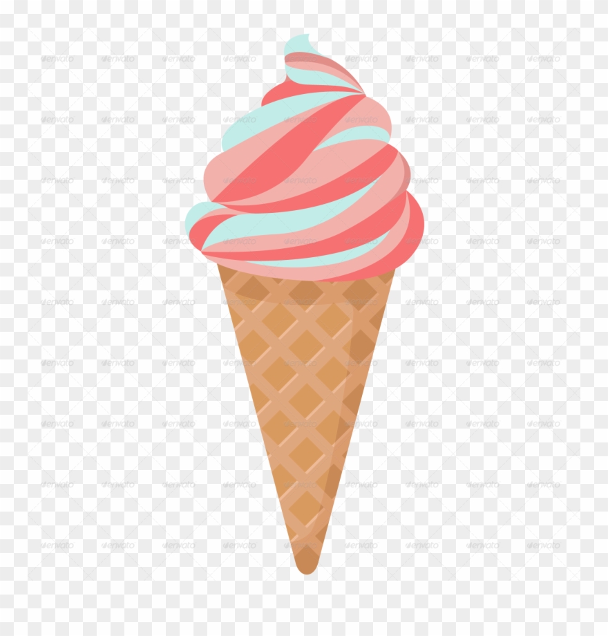 1 2 3 - Ice Cream Cone Clipart