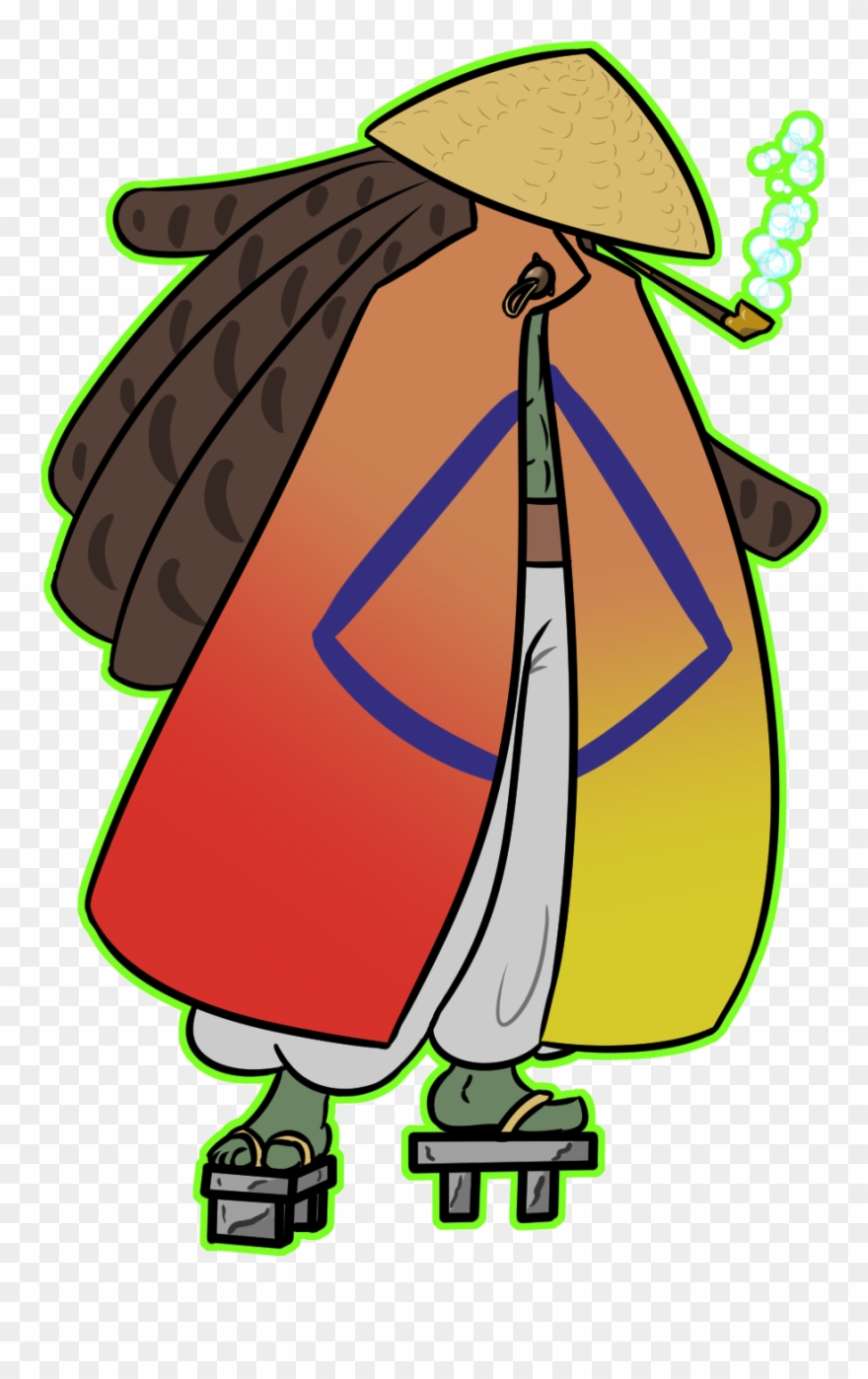 Yorokobi Robed Tartaurusishe On Newgrounds Png Orc - Cartoon Clipart