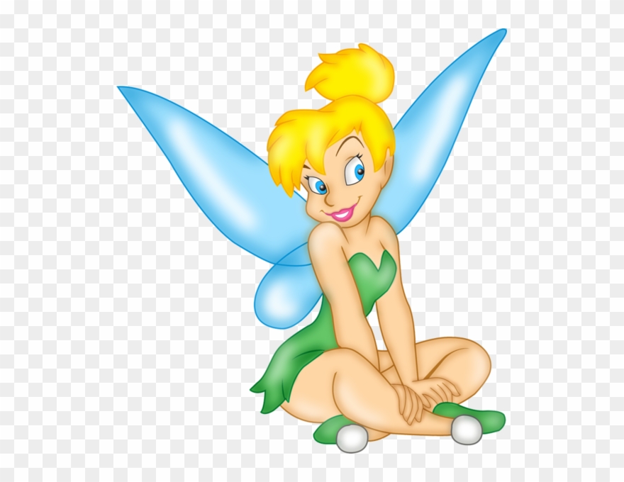 Tink Sitting - Campanita Sentada Clipart