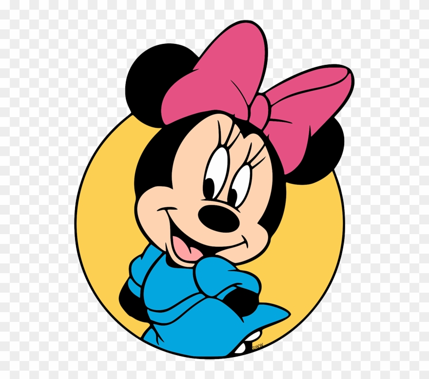 Minnie's Face In A Circle - Iphone Minnie Mouse Cute Clipart