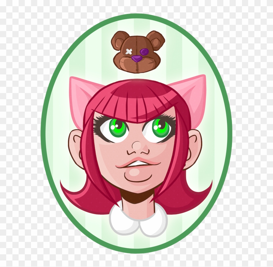Cute Little Annie And Her Bear Tibbers From The Soul-stealing - Cartoon Clipart