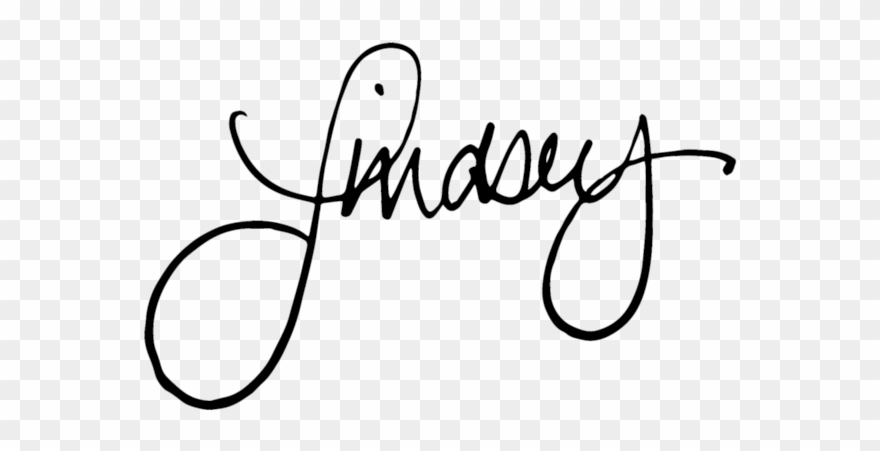 Ufea Lindsey Signatu - Calligraphy Clipart