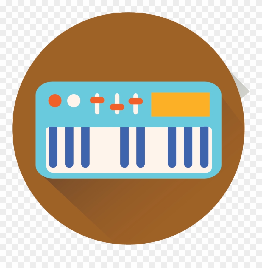 Electronic Keyboard Top Picks - Circle Clipart