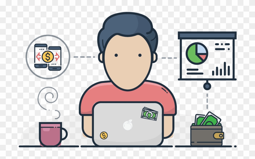 Happy To Use Your Idea And Promote It, Prepare Sales - Cartoon Clipart